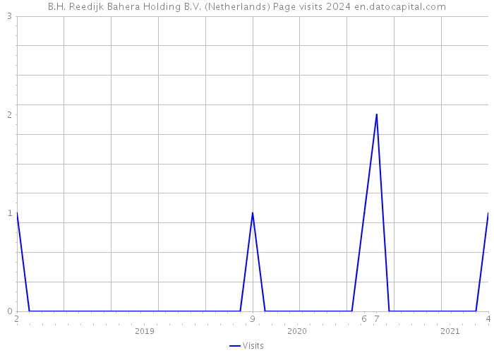B.H. Reedijk Bahera Holding B.V. (Netherlands) Page visits 2024 