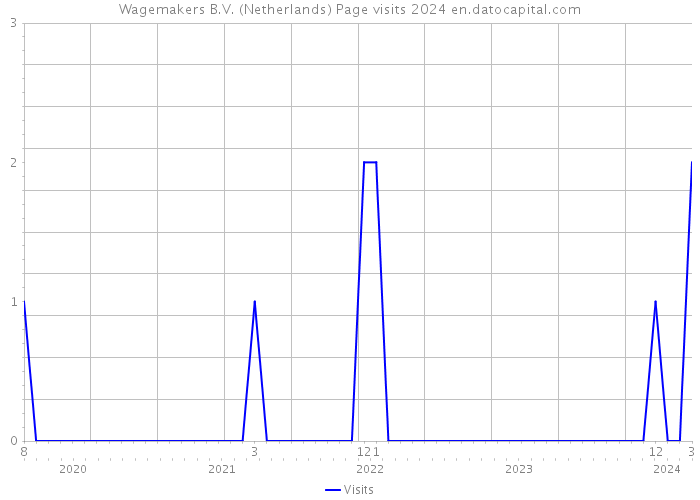 Wagemakers B.V. (Netherlands) Page visits 2024 