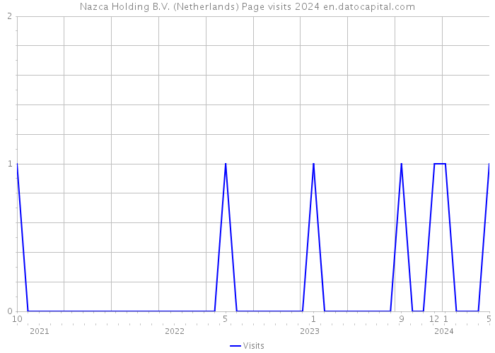 Nazca Holding B.V. (Netherlands) Page visits 2024 