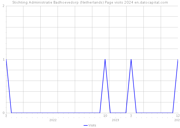 Stichting Administratie Badhoevedorp (Netherlands) Page visits 2024 