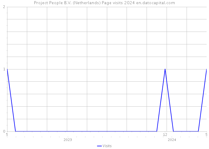 Project People B.V. (Netherlands) Page visits 2024 