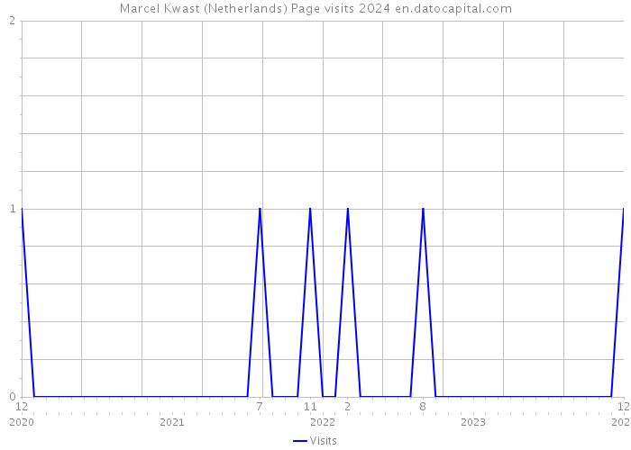 Marcel Kwast (Netherlands) Page visits 2024 