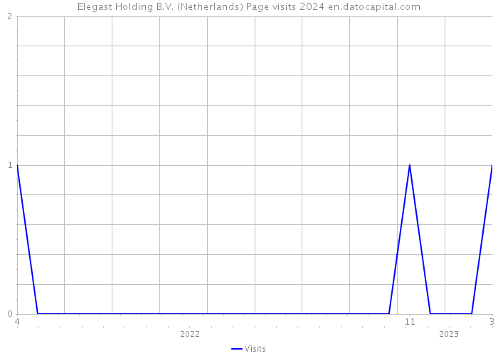 Elegast Holding B.V. (Netherlands) Page visits 2024 