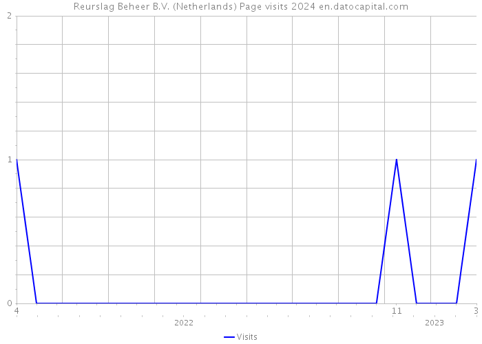 Reurslag Beheer B.V. (Netherlands) Page visits 2024 