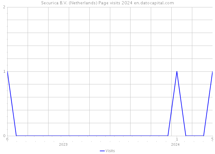 Securica B.V. (Netherlands) Page visits 2024 