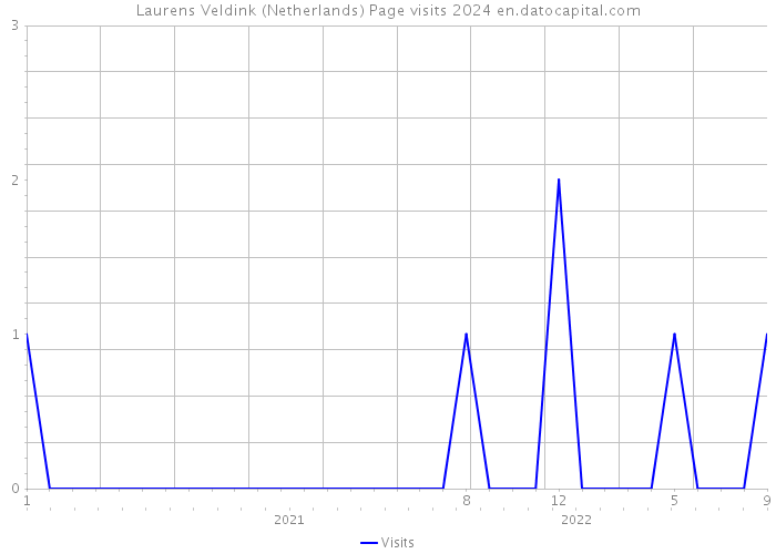 Laurens Veldink (Netherlands) Page visits 2024 