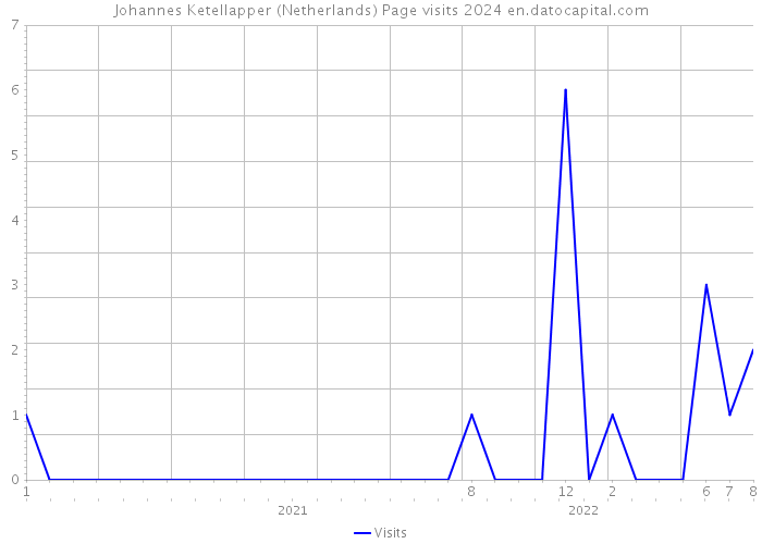 Johannes Ketellapper (Netherlands) Page visits 2024 