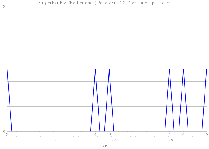 Burgerbar B.V. (Netherlands) Page visits 2024 
