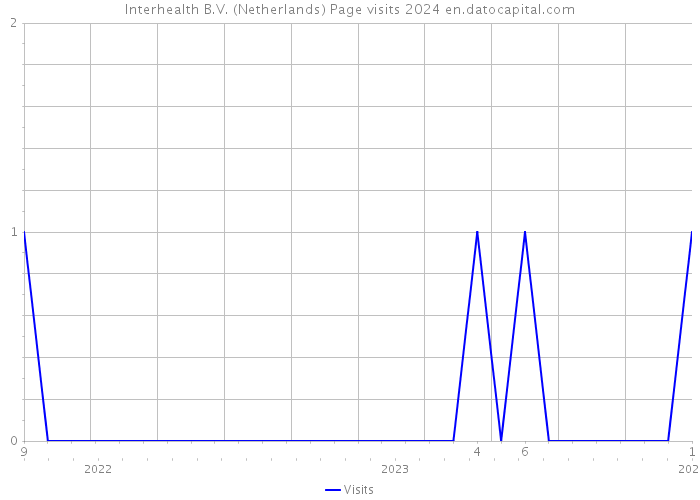 Interhealth B.V. (Netherlands) Page visits 2024 