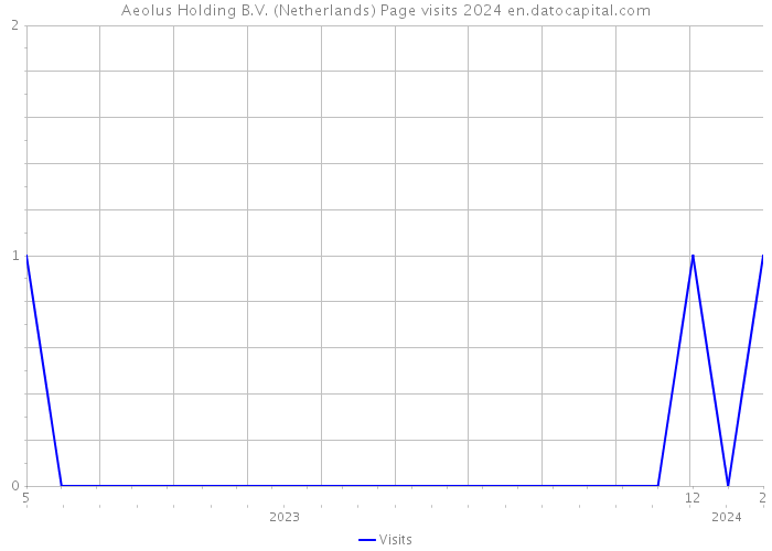 Aeolus Holding B.V. (Netherlands) Page visits 2024 