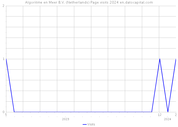 Algoritme en Meer B.V. (Netherlands) Page visits 2024 