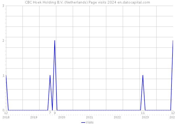 CBC Hoek Holding B.V. (Netherlands) Page visits 2024 