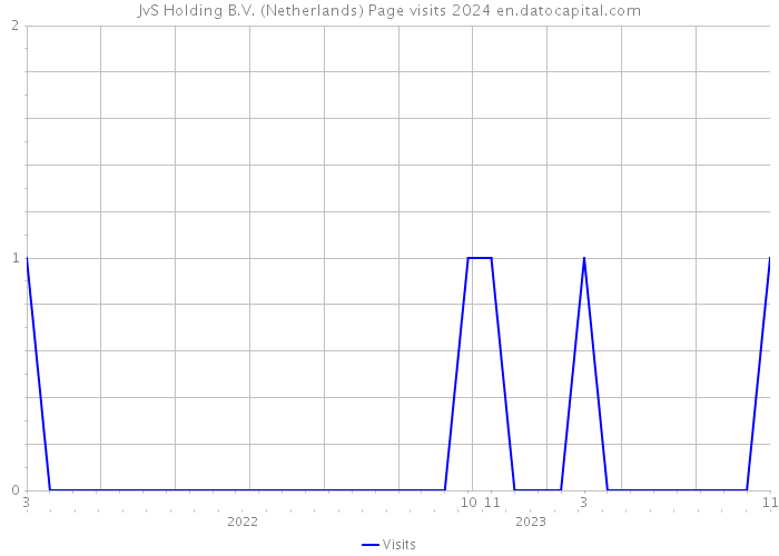 JvS Holding B.V. (Netherlands) Page visits 2024 