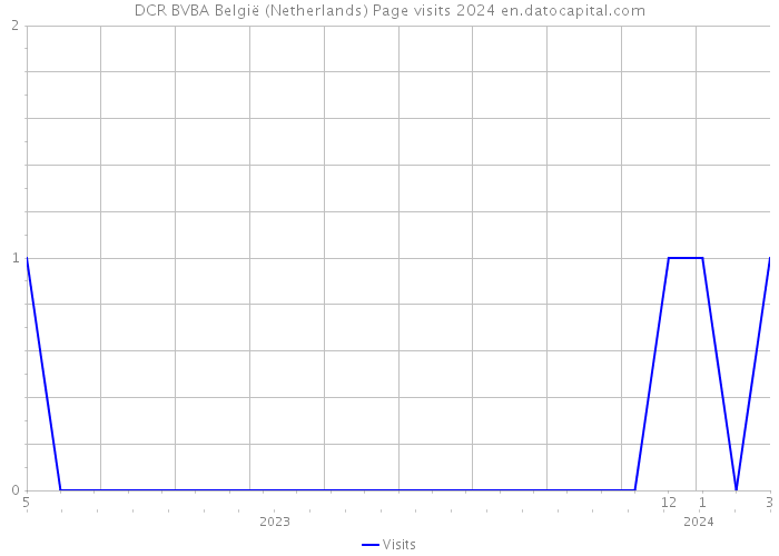 DCR BVBA België (Netherlands) Page visits 2024 