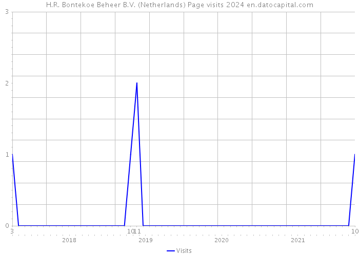 H.R. Bontekoe Beheer B.V. (Netherlands) Page visits 2024 