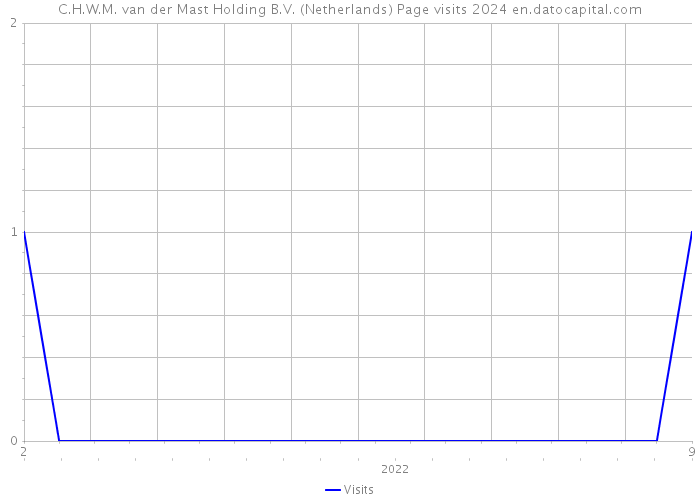 C.H.W.M. van der Mast Holding B.V. (Netherlands) Page visits 2024 