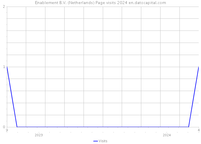 Enablement B.V. (Netherlands) Page visits 2024 