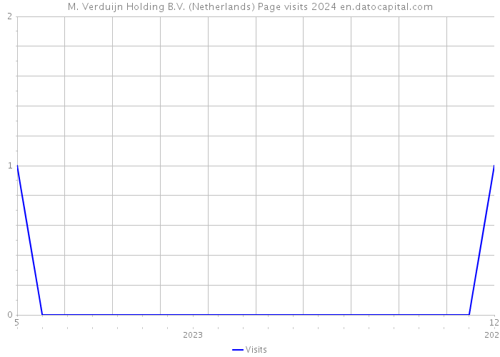 M. Verduijn Holding B.V. (Netherlands) Page visits 2024 
