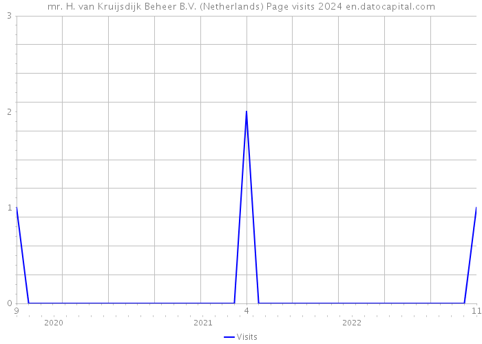 mr. H. van Kruijsdijk Beheer B.V. (Netherlands) Page visits 2024 