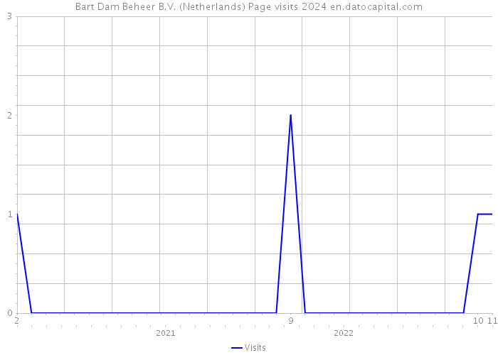 Bart Dam Beheer B.V. (Netherlands) Page visits 2024 