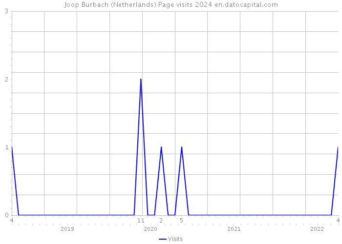 Joop Burbach (Netherlands) Page visits 2024 