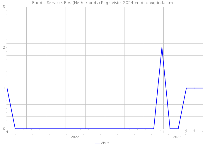 Fundis Services B.V. (Netherlands) Page visits 2024 
