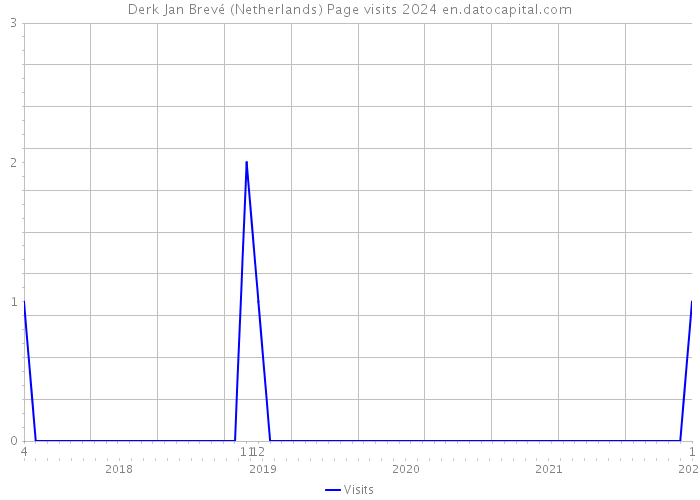 Derk Jan Brevé (Netherlands) Page visits 2024 