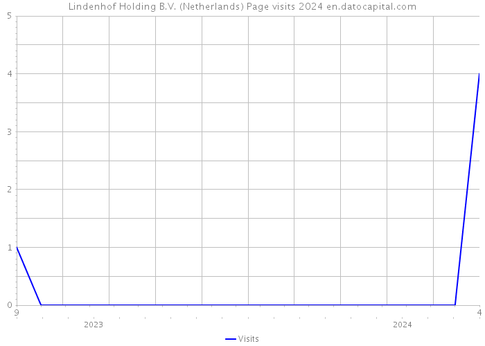 Lindenhof Holding B.V. (Netherlands) Page visits 2024 