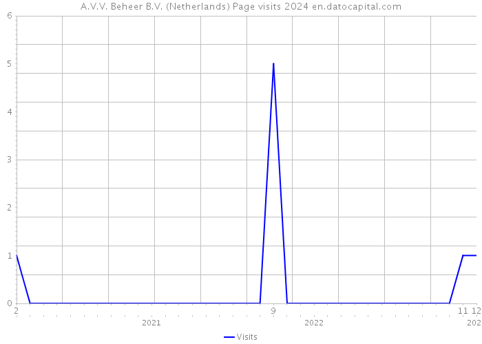 A.V.V. Beheer B.V. (Netherlands) Page visits 2024 