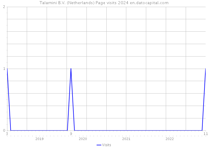 Talamini B.V. (Netherlands) Page visits 2024 