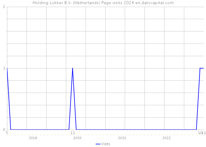 Holding Lokker B.V. (Netherlands) Page visits 2024 