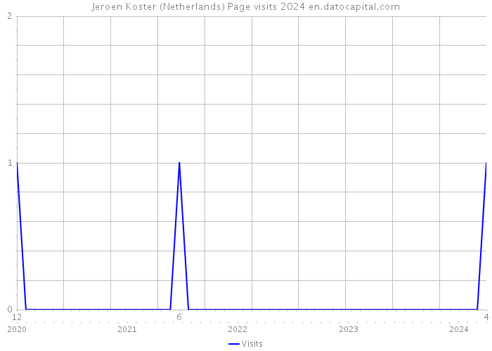 Jeroen Koster (Netherlands) Page visits 2024 