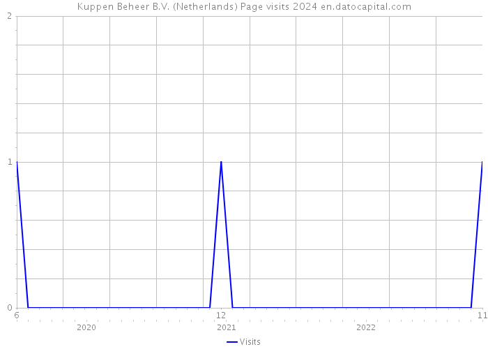 Kuppen Beheer B.V. (Netherlands) Page visits 2024 