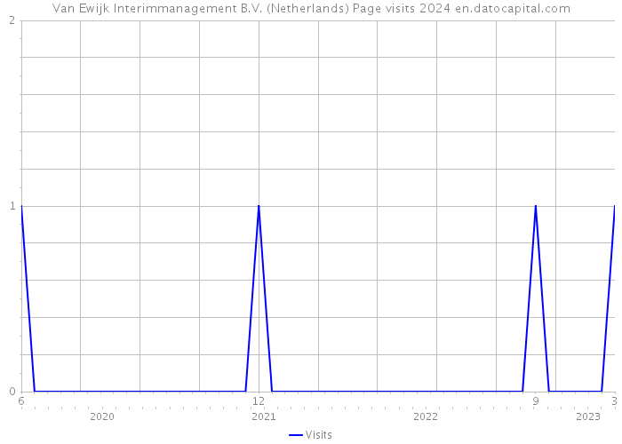 Van Ewijk Interimmanagement B.V. (Netherlands) Page visits 2024 