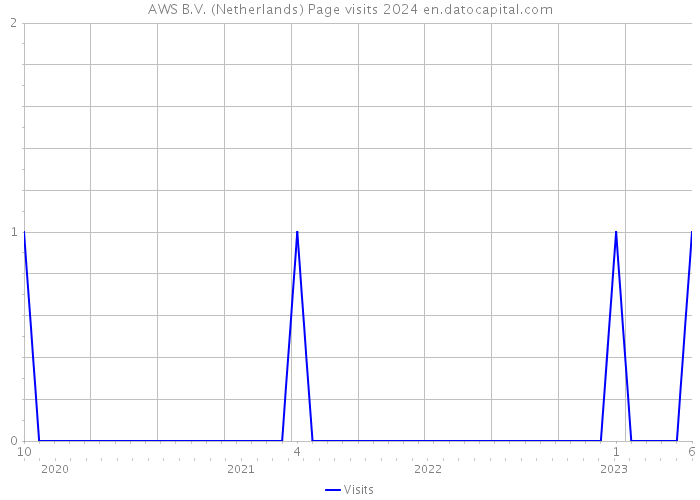 AWS B.V. (Netherlands) Page visits 2024 