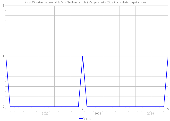 HYPSOS international B.V. (Netherlands) Page visits 2024 