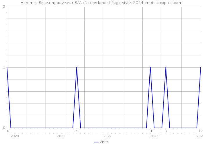 Hemmes Belastingadviseur B.V. (Netherlands) Page visits 2024 