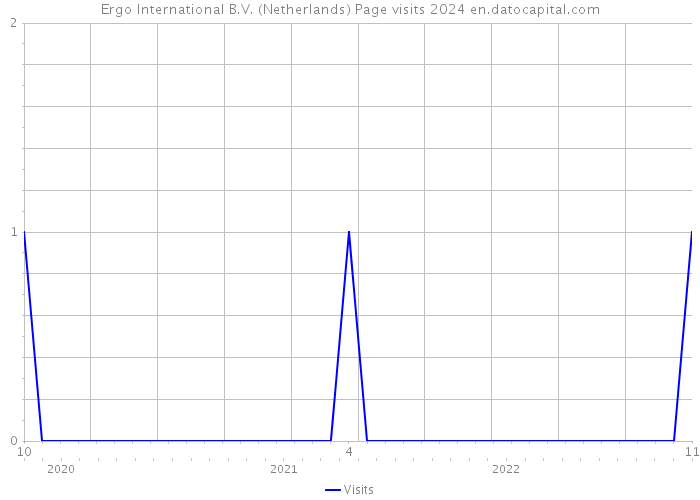 Ergo International B.V. (Netherlands) Page visits 2024 