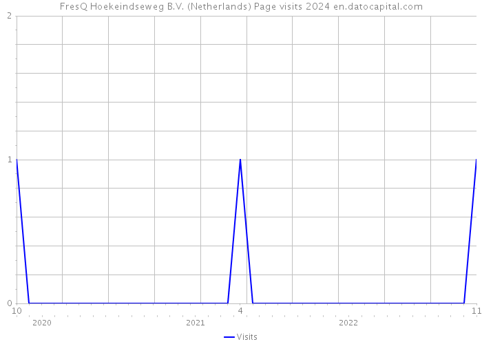FresQ Hoekeindseweg B.V. (Netherlands) Page visits 2024 