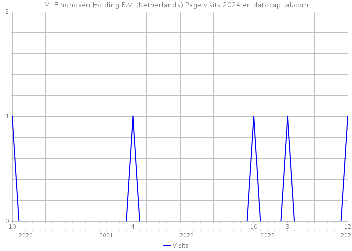 M. Eindhoven Holding B.V. (Netherlands) Page visits 2024 
