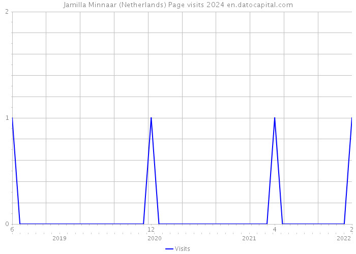 Jamilla Minnaar (Netherlands) Page visits 2024 