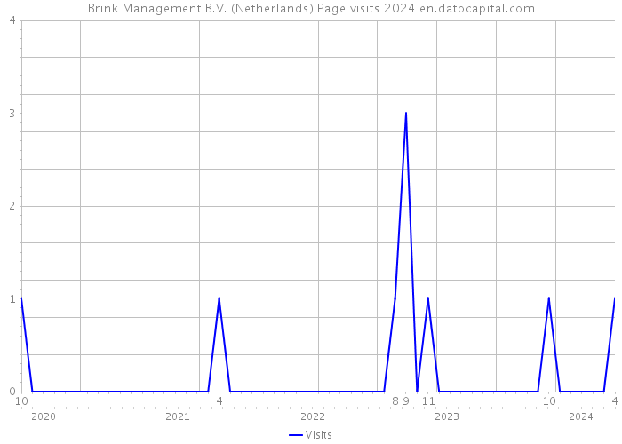 Brink Management B.V. (Netherlands) Page visits 2024 