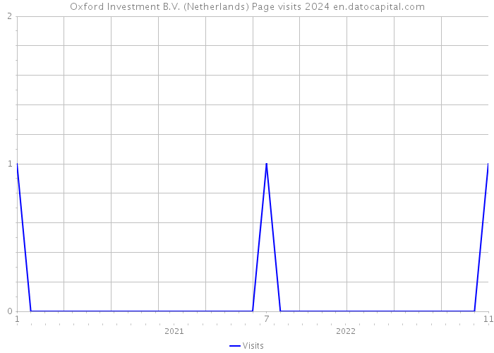 Oxford Investment B.V. (Netherlands) Page visits 2024 