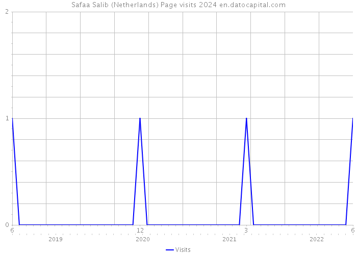 Safaa Salib (Netherlands) Page visits 2024 