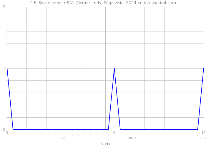 P.B. Bovee beheer B.V. (Netherlands) Page visits 2024 