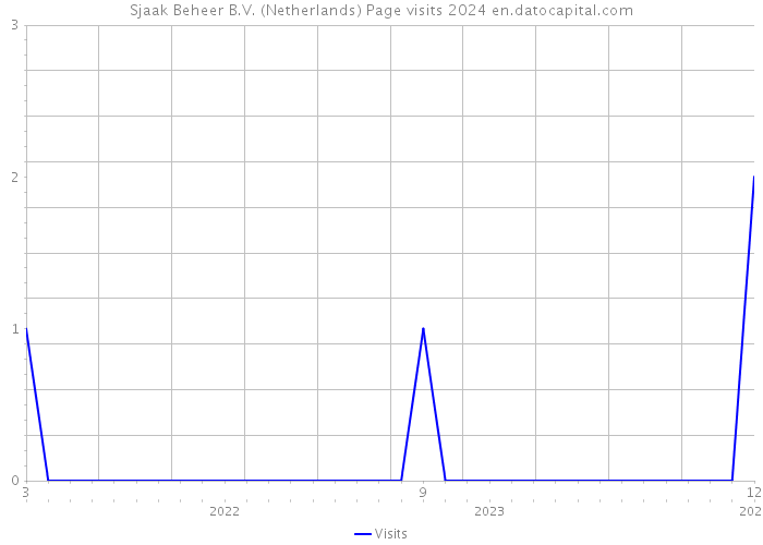 Sjaak Beheer B.V. (Netherlands) Page visits 2024 