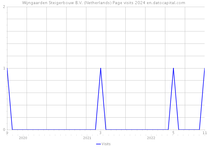 Wijngaarden Steigerbouw B.V. (Netherlands) Page visits 2024 
