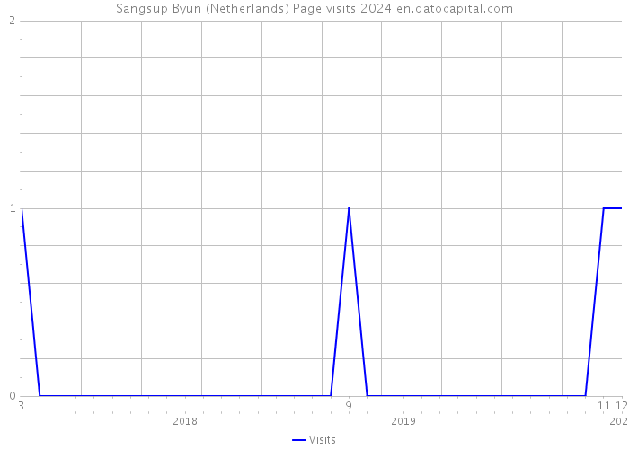 Sangsup Byun (Netherlands) Page visits 2024 