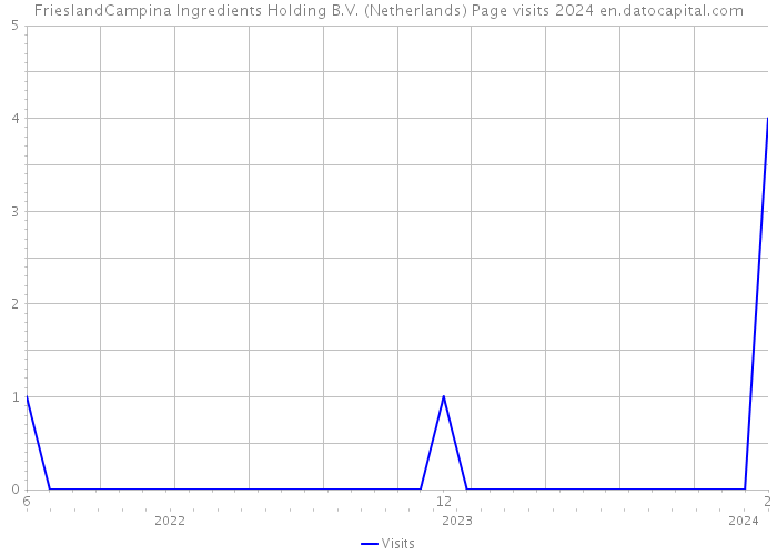 FrieslandCampina Ingredients Holding B.V. (Netherlands) Page visits 2024 