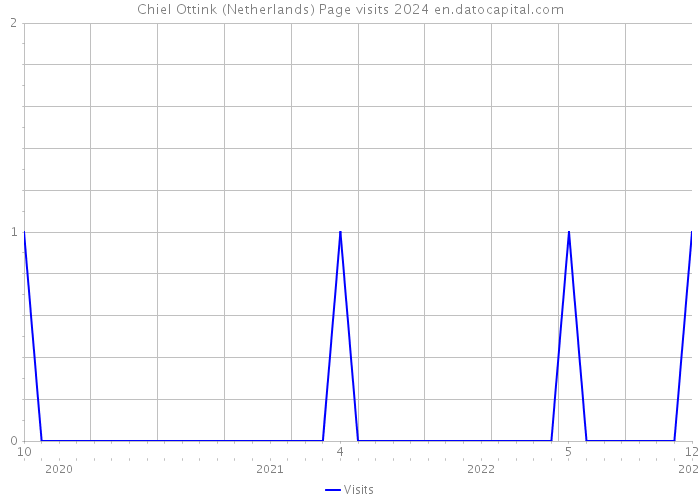 Chiel Ottink (Netherlands) Page visits 2024 